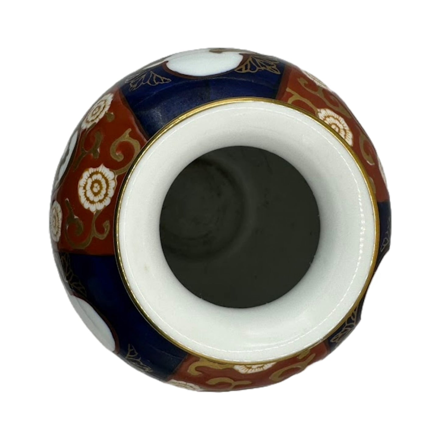Set of 2 Imari Gold Hand-Painted Vases – Japanese Splendor in Gold and Blue