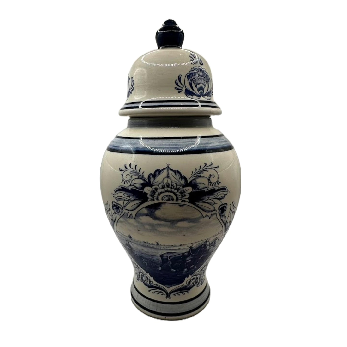 Beautiful Delft Blue Vase or Jar – Timeless Beauty in Pottery