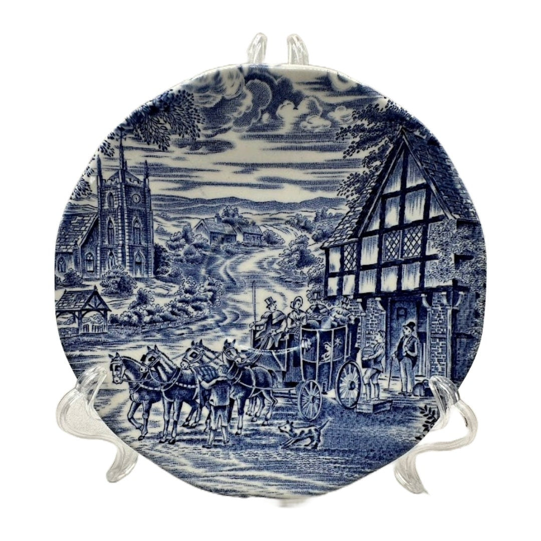 Enchanting Wedgwood Tunstall Dickens Coaching Days 13-piece Dinnerware Set