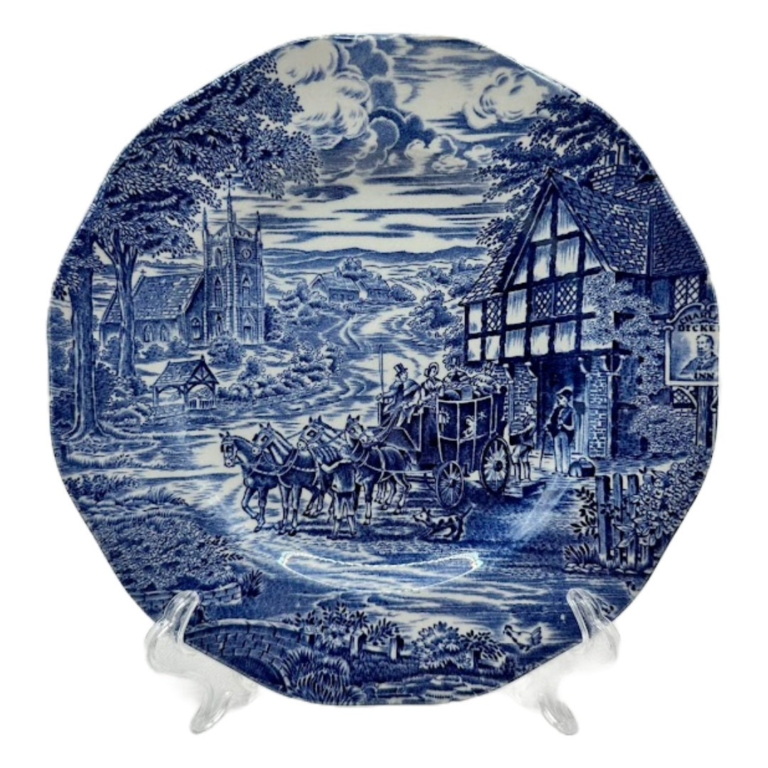 Enchanting Wedgwood Tunstall Dickens Coaching Days 13-piece Dinnerware Set