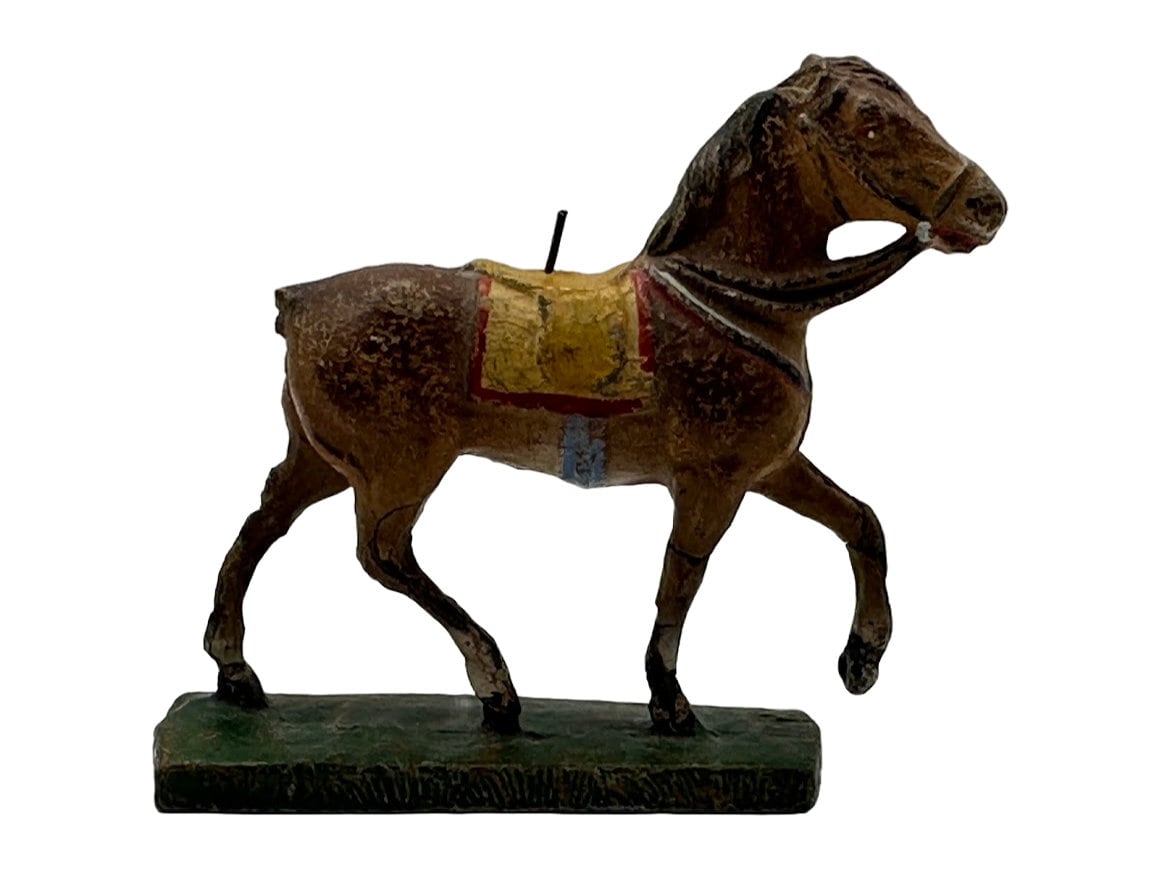 Antiek Elastolin Duitsland Paardenfiguur - Jaren 1910/1920