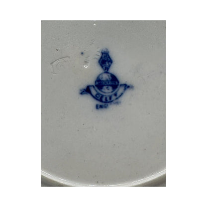 Vintage Delftsblauw Stijl Bord - Minton Delft Flow, 1912