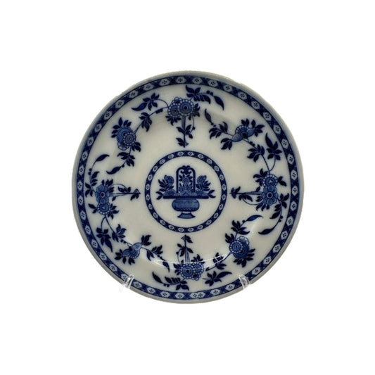 Vintage Delftsblauw Stijl Bord - Minton Delft Flow, 1912