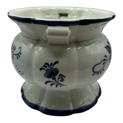 Beautiful Delft Blue Vase – Timeless Beauty with Crackle