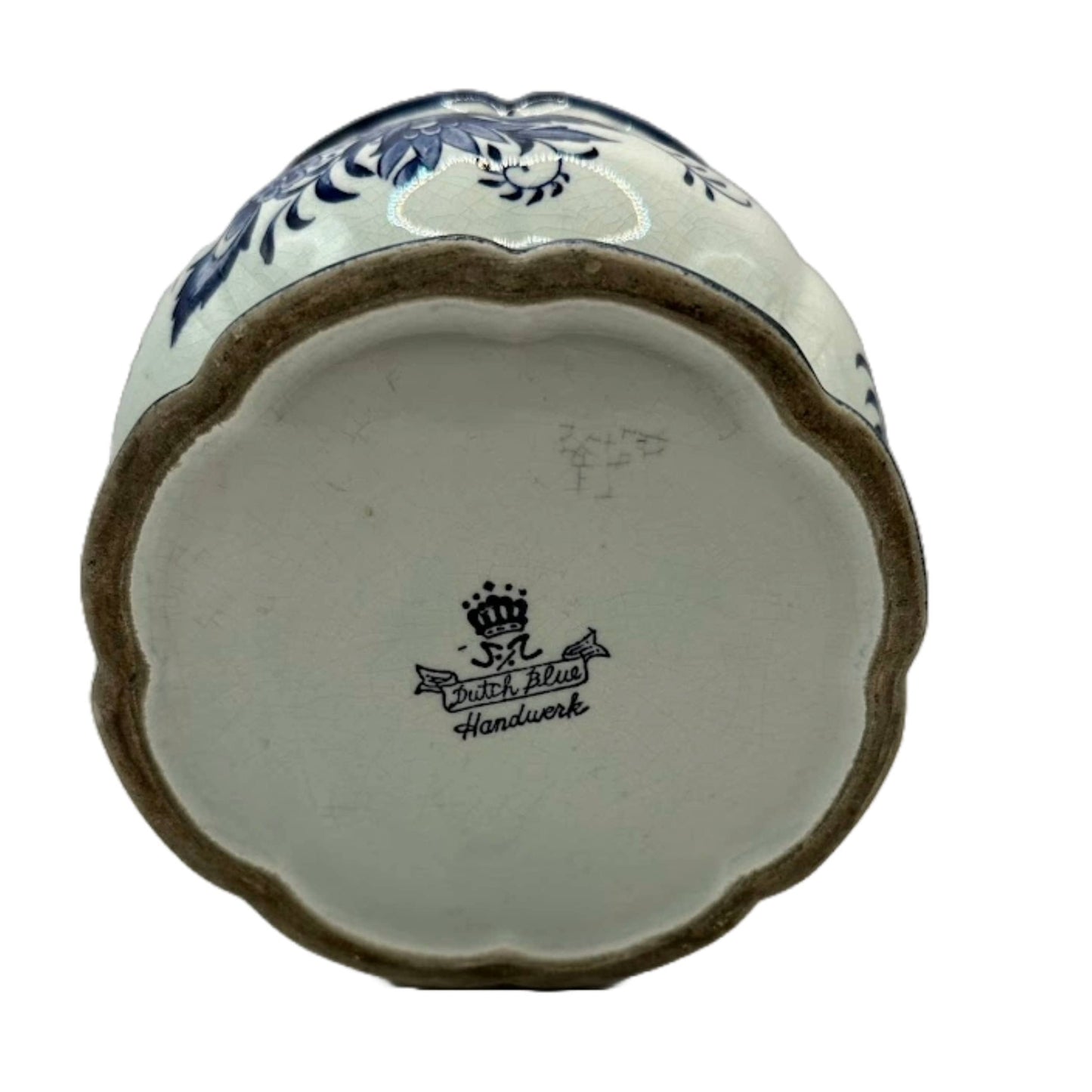Beautiful Delft Blue Vase – Timeless Beauty with Crackle