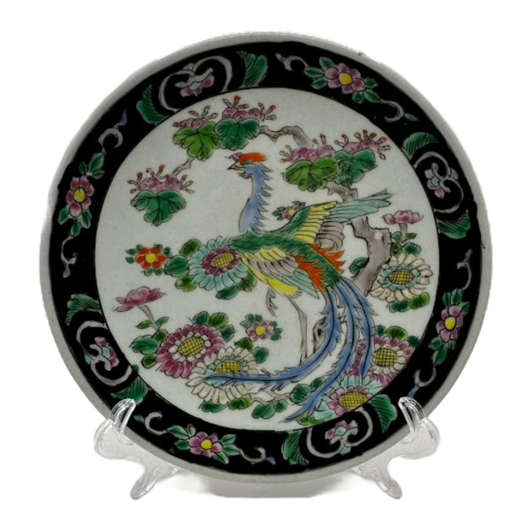 Prachtig Japans Decoratief Bord uit de Jaren 20 - Een Stukje Bewaarde Geschiedenis!