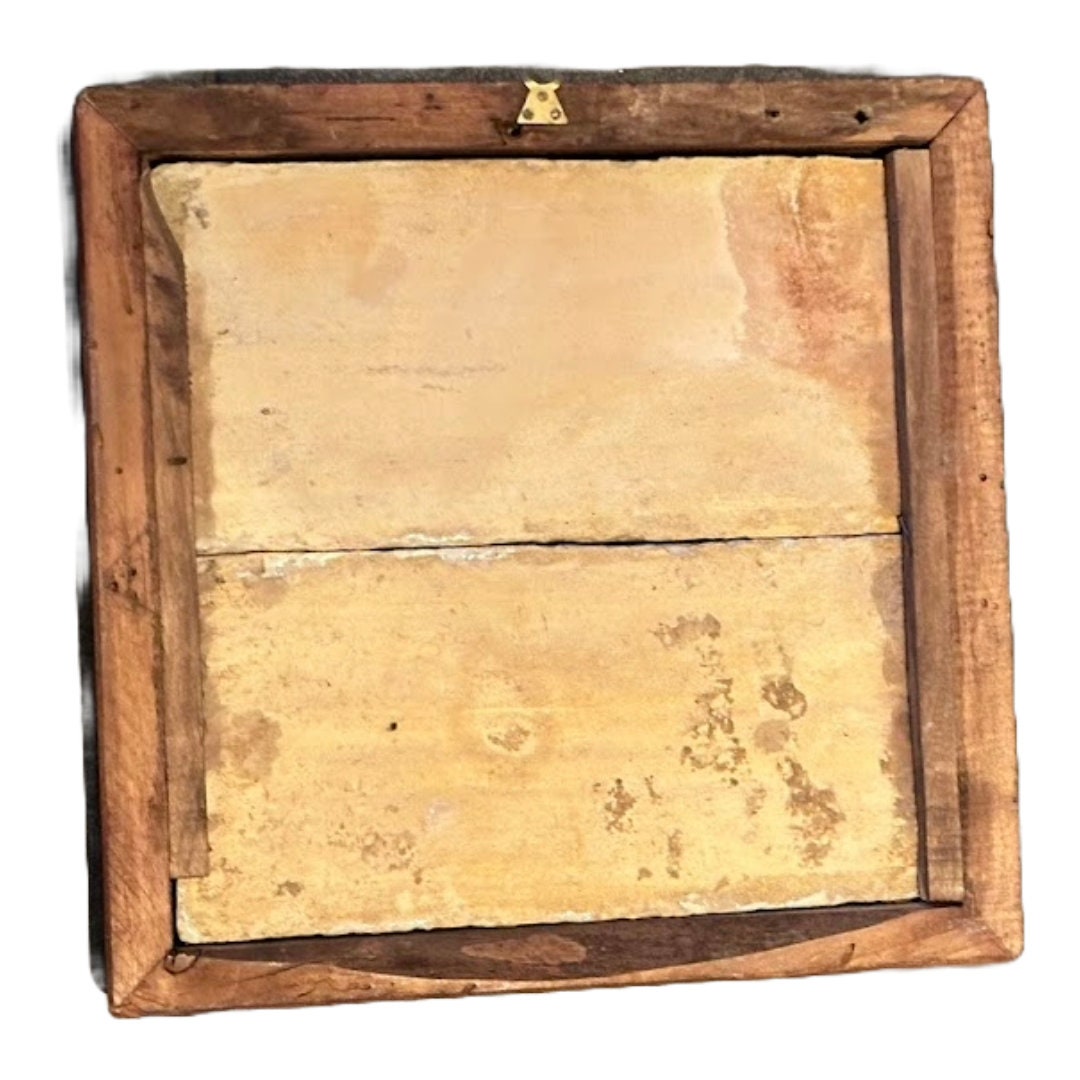 Exceptionally Rare 18th Century Tile Tableau - A Historical Masterpiece!
