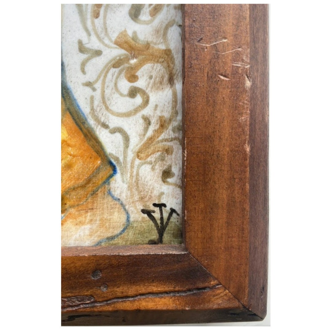 Exceptionally Rare 18th Century Tile Tableau - A Historical Masterpiece!