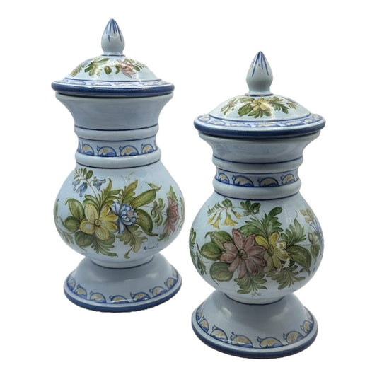 Prachtige Vintage Franse Potten Set met Deksel - Tijdloze Elegantie voor Jouw Huis!