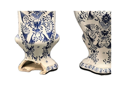 Beautiful Delft Blue Cabinet Set - Unique opportunity! - Delft - Handicrafts - Hand painted - Collector's item - Free shipping