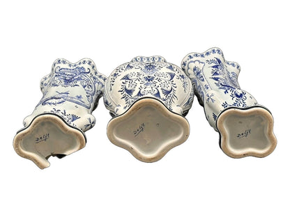 Beautiful Delft Blue Cabinet Set - Unique opportunity! - Delft - Handicrafts - Hand painted - Collector's item - Free shipping