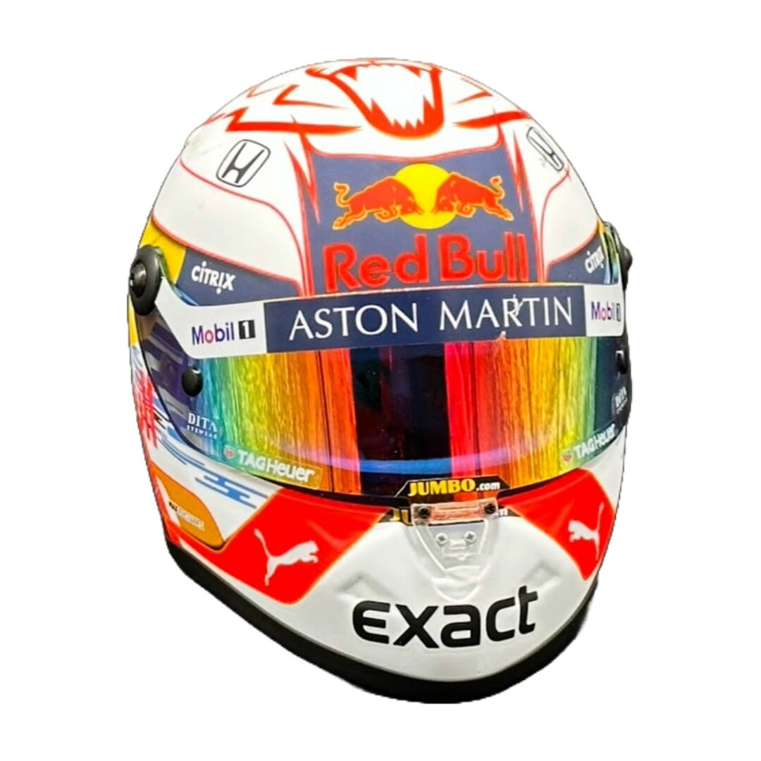 Max Verstappen Racehelm - Schaamodel - 1:2 - Red Bull - Formule 1