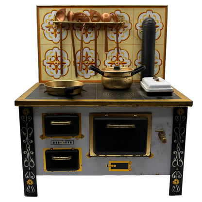 Vintage Miniature Children's Kitchen from Schopper West Germany - A Playful Gift for Little Chefs! - Free Shipping! - Gift - collect