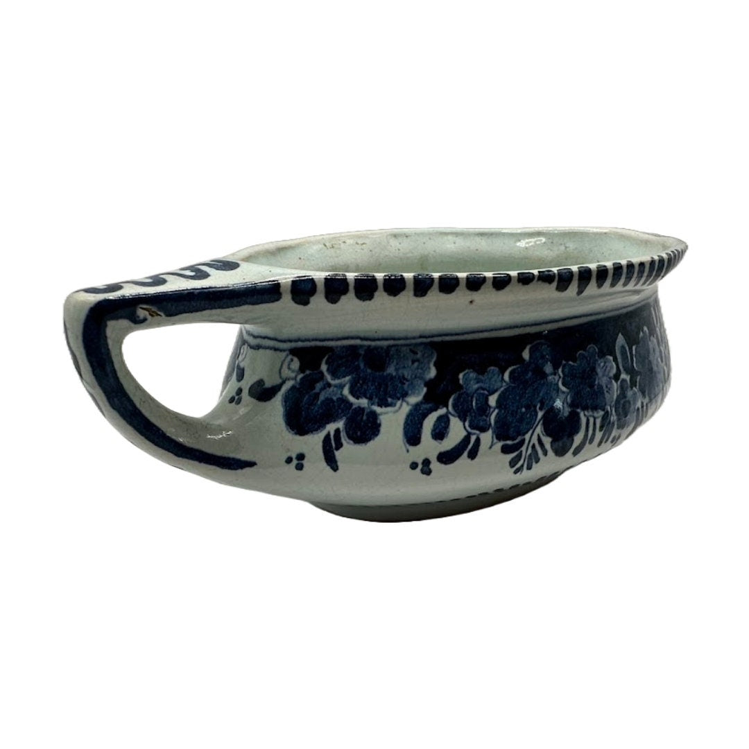 Vintage Delfts Blauwe Serveerkom - Tijdloze Schoonheid voor Jouw Tafel!