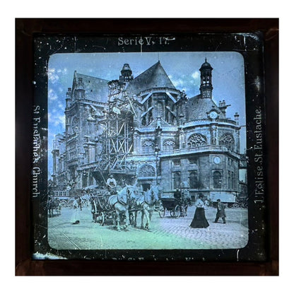 Unique Stained Glass Tableau from 19th Century Paris - Historic Beauty for Your Home!