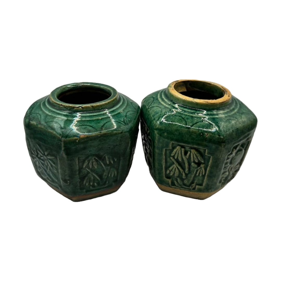 Beautiful Hexagonal Chinese Ginger Jars - Traditional Beauty for your Interior!