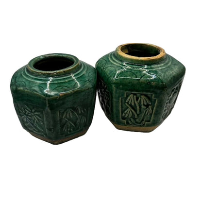 Beautiful Hexagonal Chinese Ginger Jars - Traditional Beauty for your Interior!
