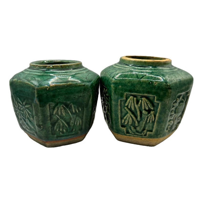 Beautiful Hexagonal Chinese Ginger Jars - Traditional Beauty for your Interior!