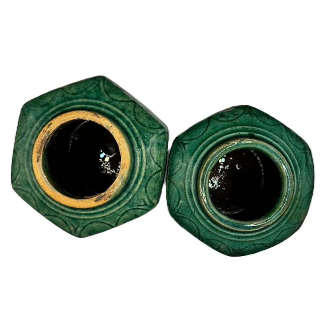 Beautiful Hexagonal Chinese Ginger Jars - Traditional Beauty for your Interior!