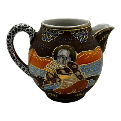 Beautifully Crafted Japanese (Satsuma) Milk Jug and Sugar Bowl Set – Hand-Painted Art from Japan