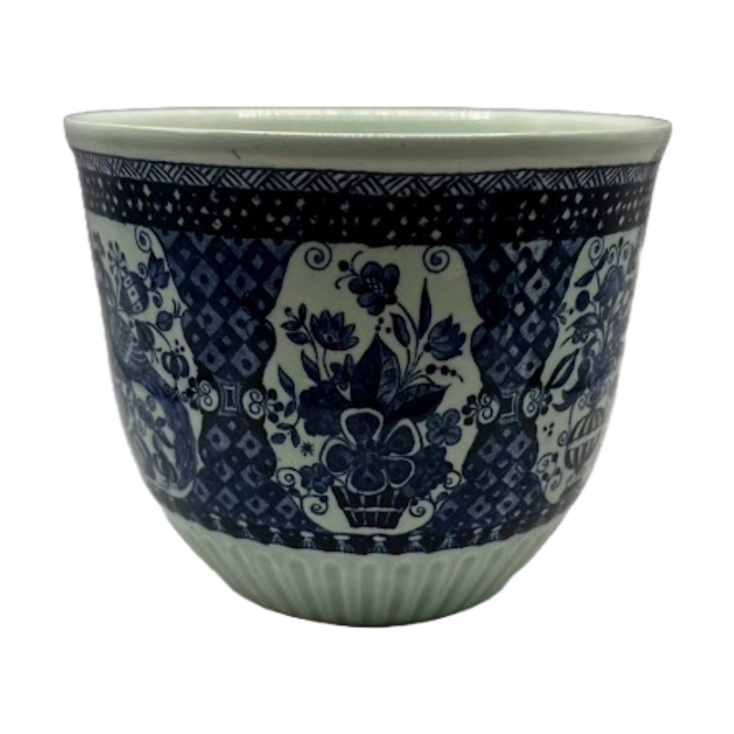 Hand-Painted Delft Blue Flower Pot – Authentic Dutch Pottery