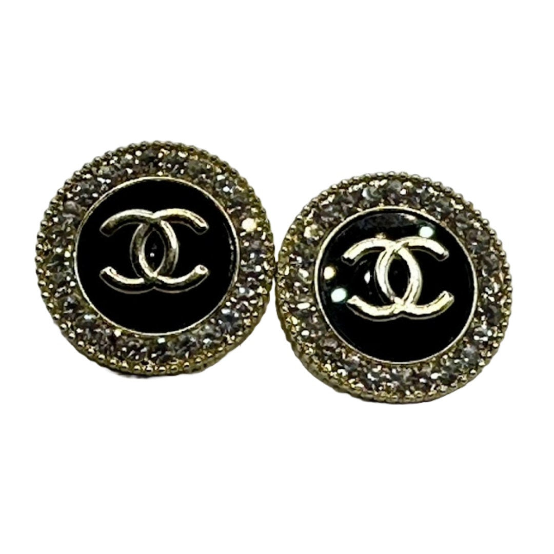 Timeless Elegance: Beautiful Vintage Chanel Stud Earrings