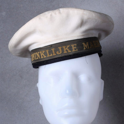 Unieke Nederlandse Koninklijke Marine Pet - Vintage uit de Jaren '40 - Een Historisch Verzamelobject - Prachtig cadeau - Gratis Verzending