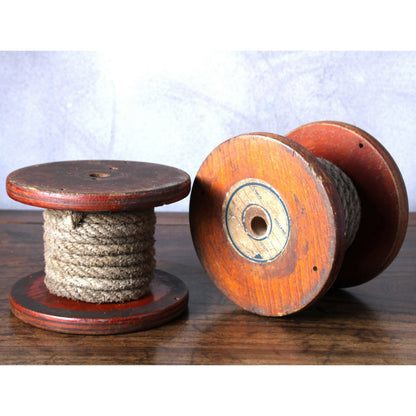 Charming Antique Dutch Rope Bobbins with Reels - Perfect for Decoration - Free Shipping - Home Decoration - Maritime Details
