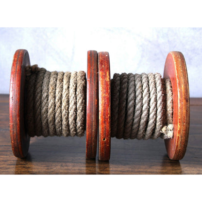 Charming Antique Dutch Rope Bobbins with Reels - Perfect for Decoration - Free Shipping - Home Decoration - Maritime Details