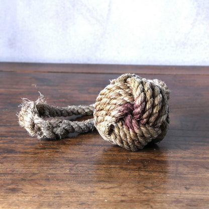Authentiek Scheepvaarts Keesje met Turkse Knoop - Groot Formaat, Diameter 8 cm - Gratis Verzending - Decoratief - Home Decoration