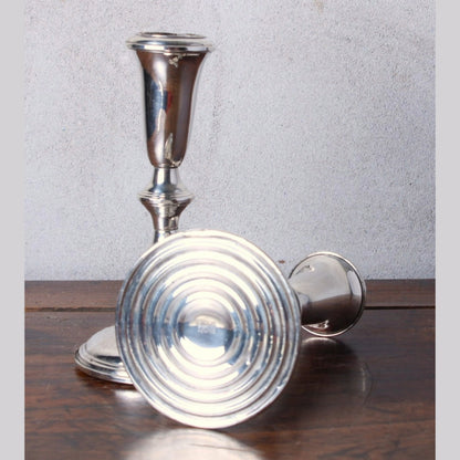 Two Large Weighted 925 Silver Candle Holders from Empire Sterling - Antique - Vintage - Candle Holders - Candles - Free Shipping