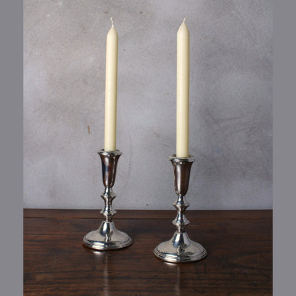 Two Large Weighted 925 Silver Candle Holders from Empire Sterling - Antique - Vintage - Candle Holders - Candles - Free Shipping
