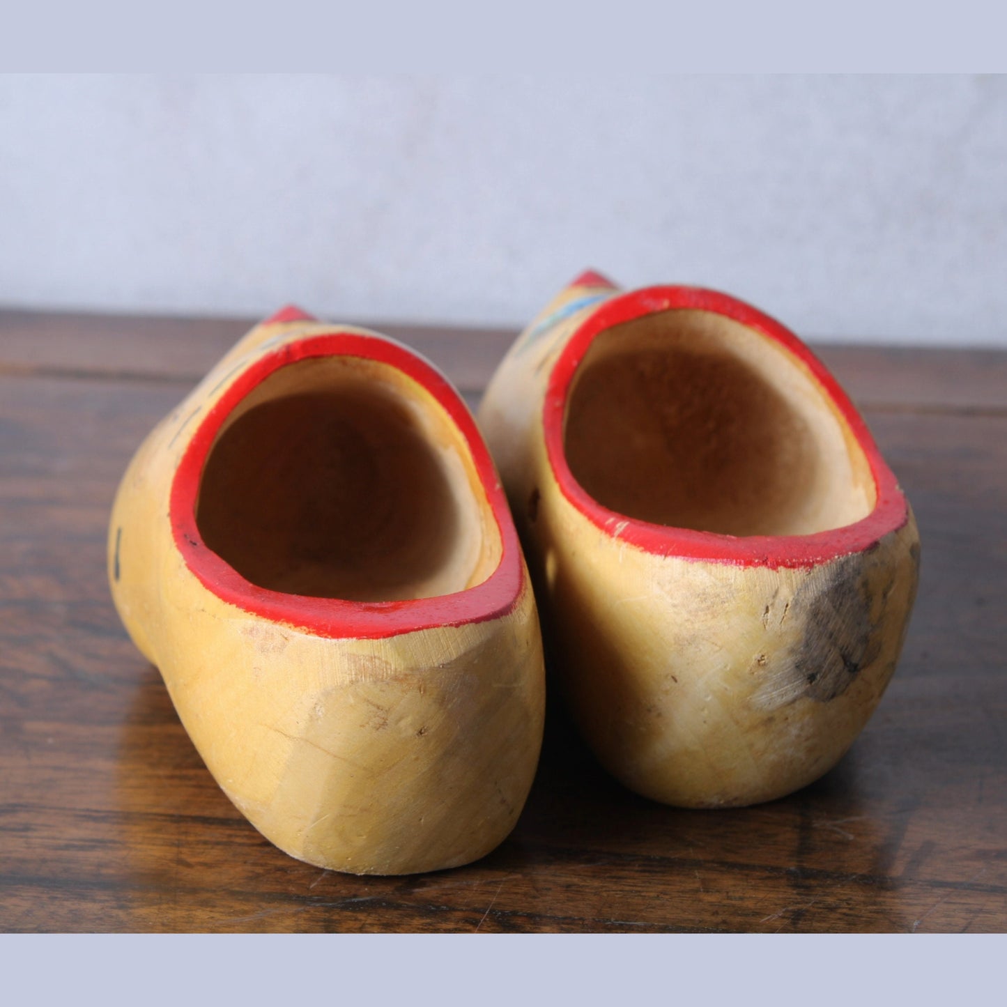 Authentieke Gebruikte Nederlandse Kinderklompen (Maat 3) met Traditionele Molenprent - Gratis verzending - Decoratie - Home Decoration