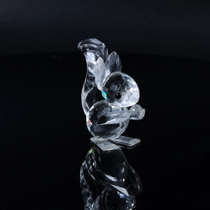 Swarovski Squirrel with Nut - Beautiful Crystal Figurine from Austria - Collectible - Free Shipping - Gift for Mother