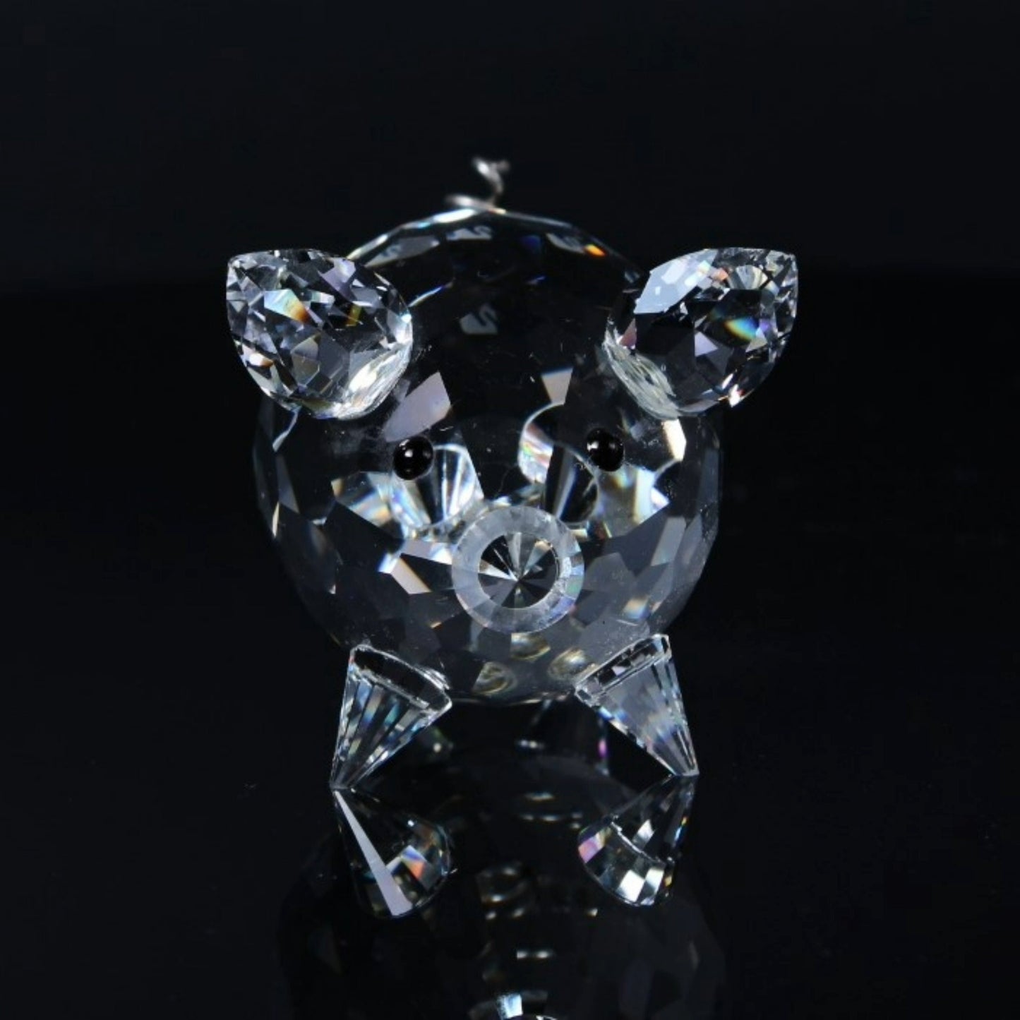 Swarovski Mini Pig Figurine - Perfect Condition with Original Box - Free Shipping - Perfect Gift for Mom