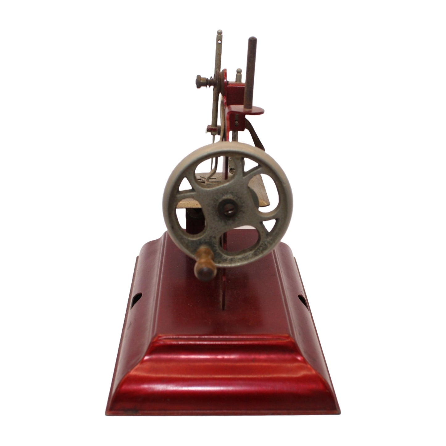 Zeldzame Casige Kindernaaimachine in Donkerrood - Vintage, Goede Staat - Collectors Item - Gratis Verzending - Singer