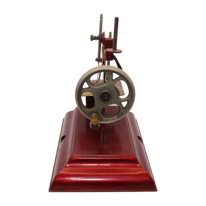 Zeldzame Casige Kindernaaimachine in Donkerrood - Vintage, Goede Staat - Collectors Item - Gratis Verzending - Singer
