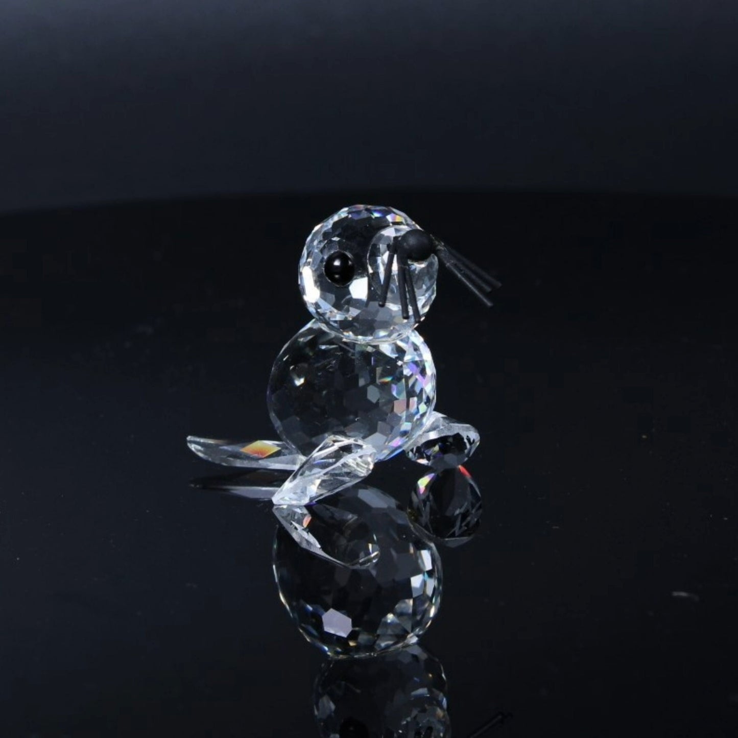 Prachtig Swarovski Kristallen Beeldje - The Seal - Inclusief Doos en Certificaat