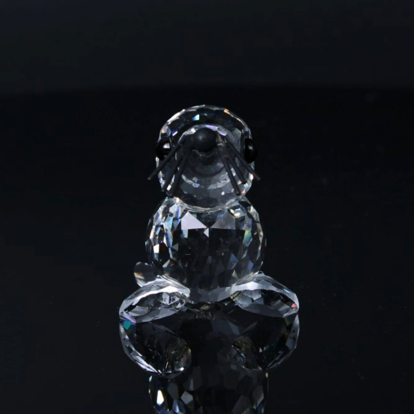 Prachtig Swarovski Kristallen Beeldje - The Seal - Inclusief Doos en Certificaat