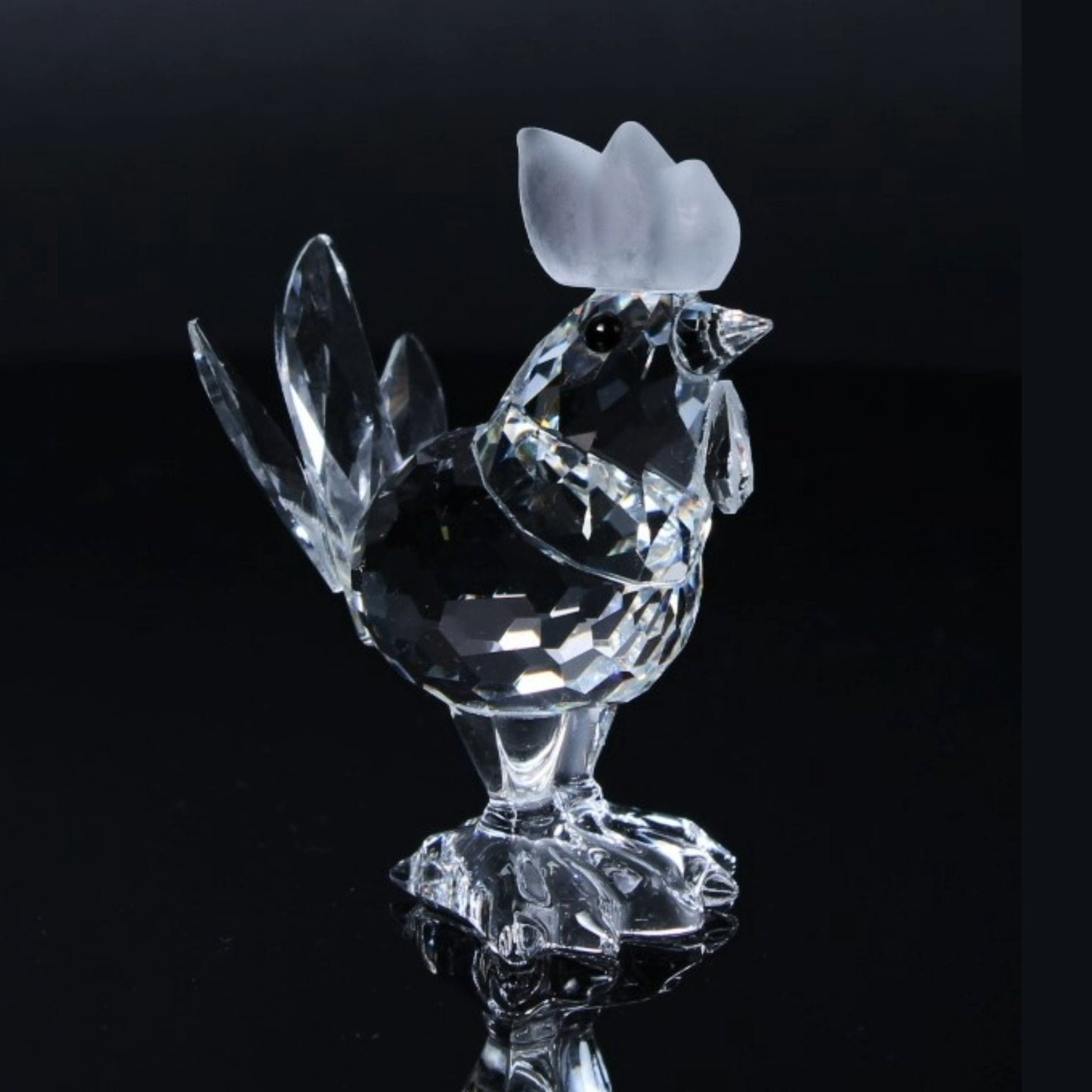 Swarovski Haan Beeldje - Inclusief Originele Doos en Certificaat