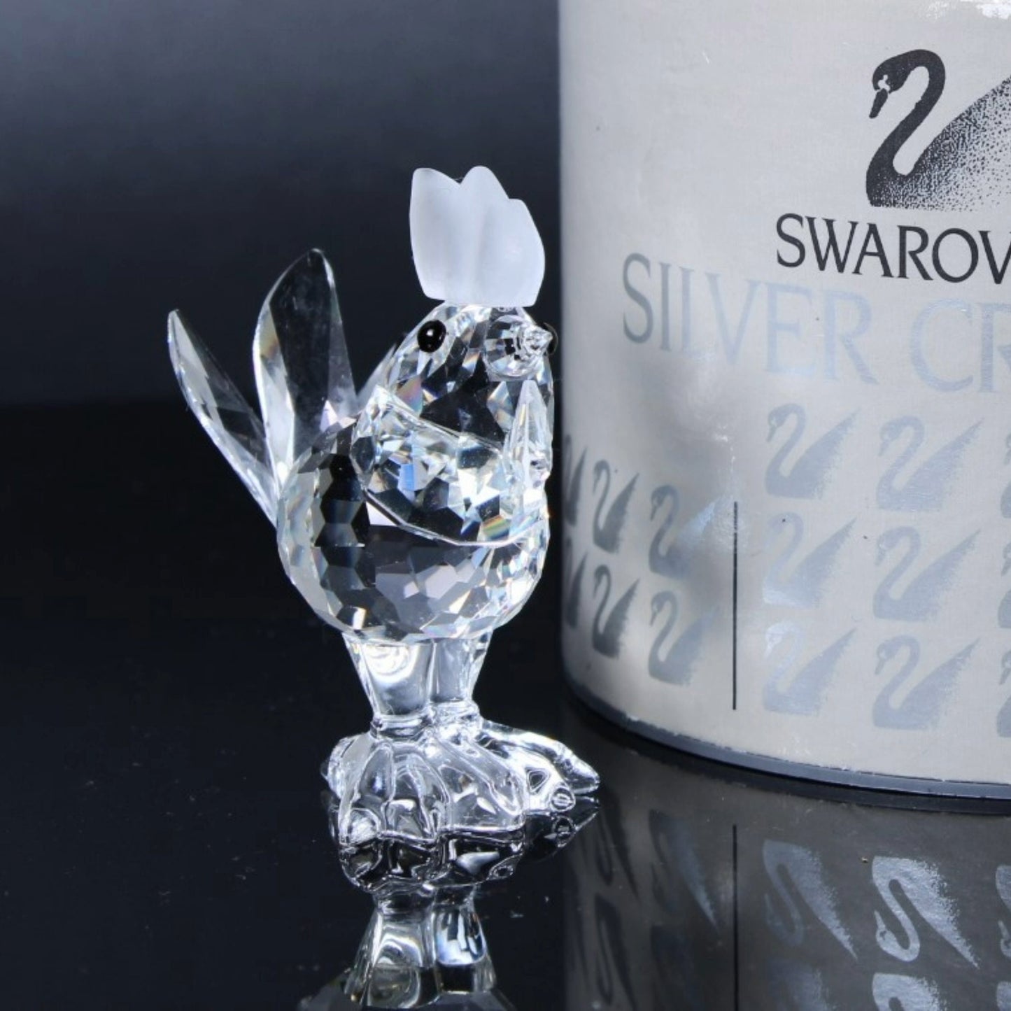 Swarovski Haan Beeldje - Inclusief Originele Doos en Certificaat
