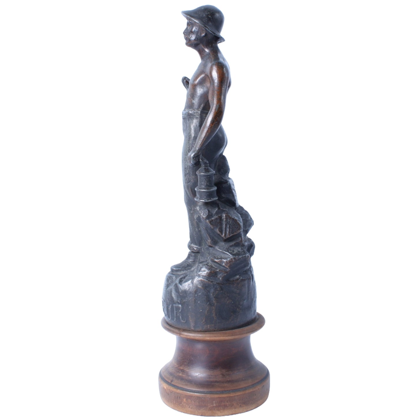 Le Mineur - Beautiful Handmade Antique Bronze Sculpture - Free Shipping - miner - Socialism - Art - Antique