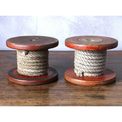 Charming Antique Dutch Rope Bobbins with Reels - Perfect for Decoration - Free Shipping - Home Decoration - Maritime Details