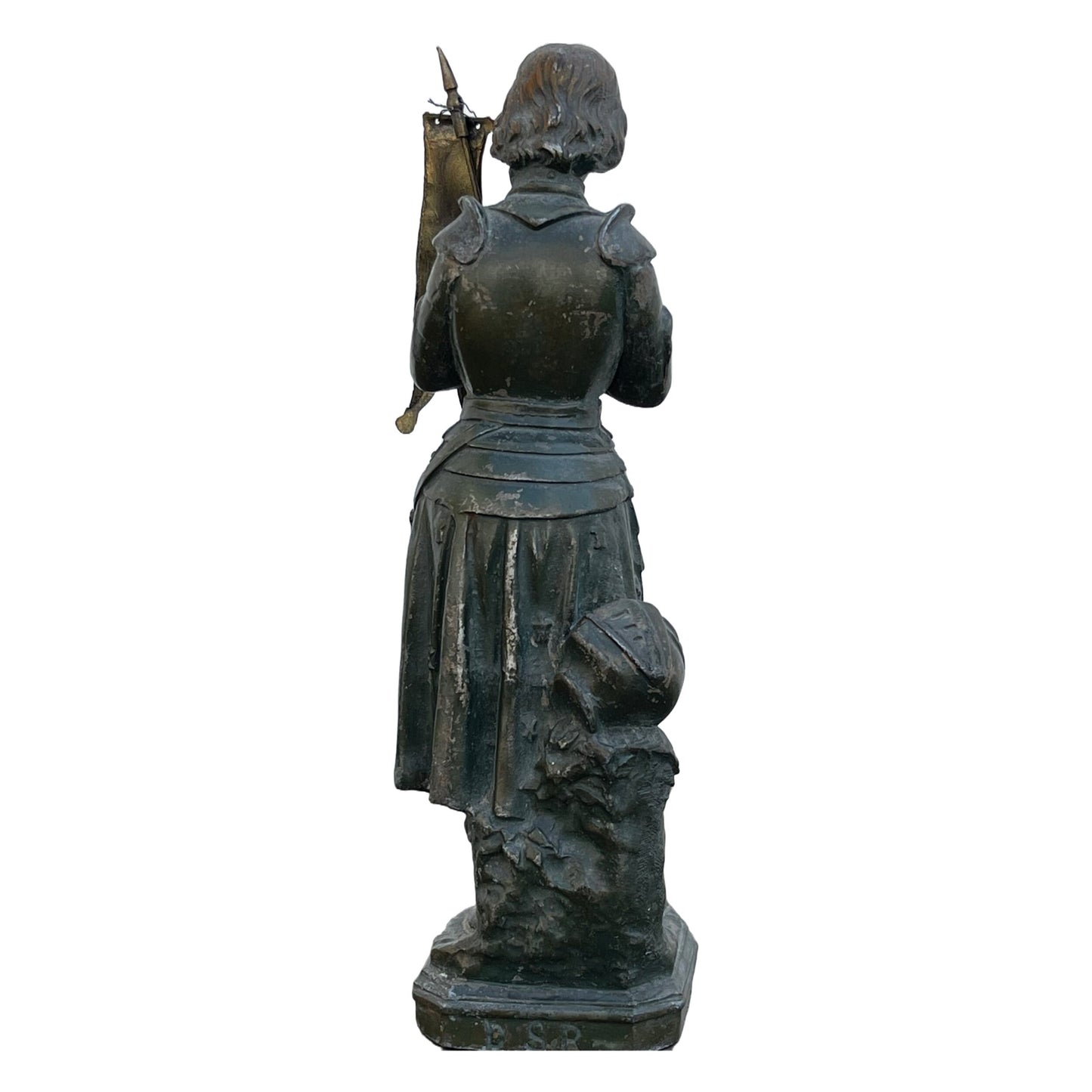Jeanne dArc - Beautiful Bronze Sculpture by D. Saudinos Ritouret - Free Shipping - Religious Art - French History - Feminism