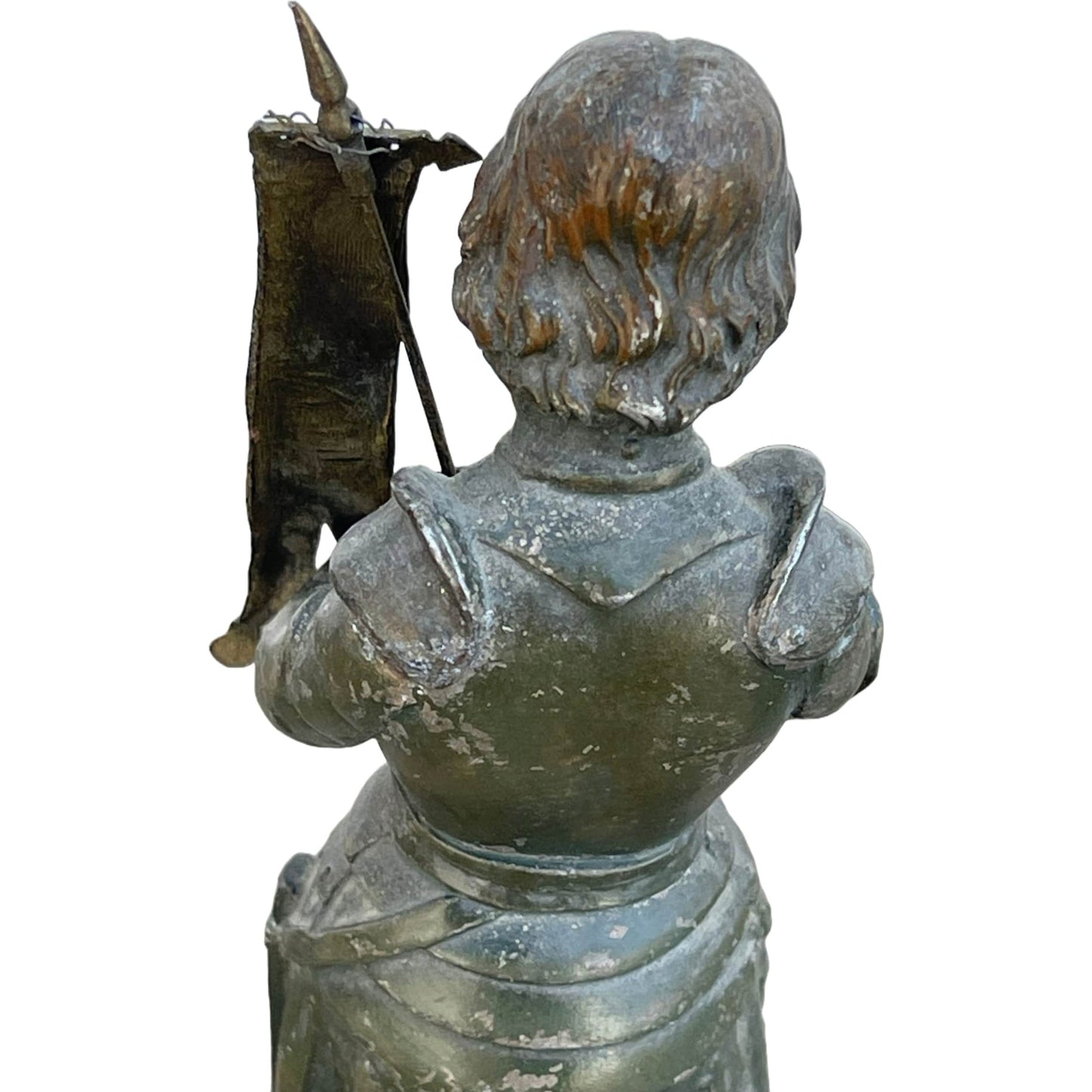 Jeanne dArc - Beautiful Bronze Sculpture by D. Saudinos Ritouret - Free Shipping - Religious Art - French History - Feminism