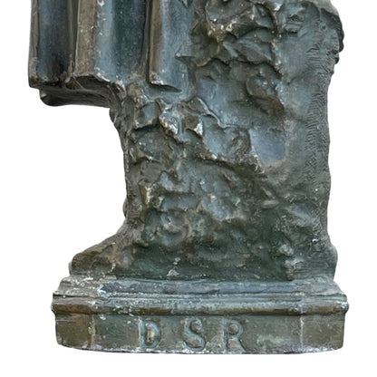 Jeanne dArc - Beautiful Bronze Sculpture by D. Saudinos Ritouret - Free Shipping - Religious Art - French History - Feminism