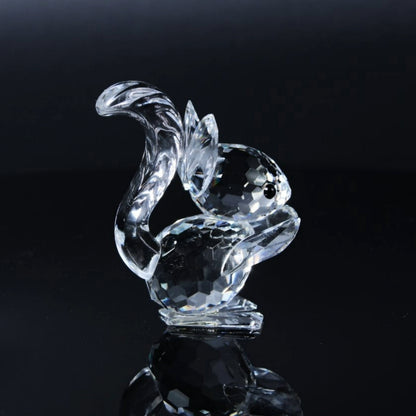 Swarovski Squirrel with Nut - Beautiful Crystal Figurine from Austria - Collectible - Free Shipping - Gift for Mother
