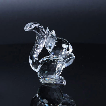 Swarovski Squirrel with Nut - Beautiful Crystal Figurine from Austria - Collectible - Free Shipping - Gift for Mother