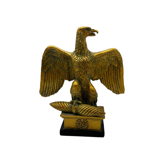 Schitterend Napoleonisch Adelaar Beeld - Handgemaakt - Symbool van Kracht en Macht - 14 cm Hoog - Perfecte Staat - Historisch Verzamelobject