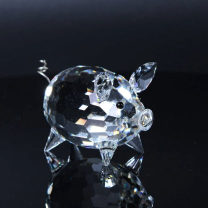 Swarovski Mini Pig Figurine - Perfect Condition with Original Box - Free Shipping - Perfect Gift for Mom